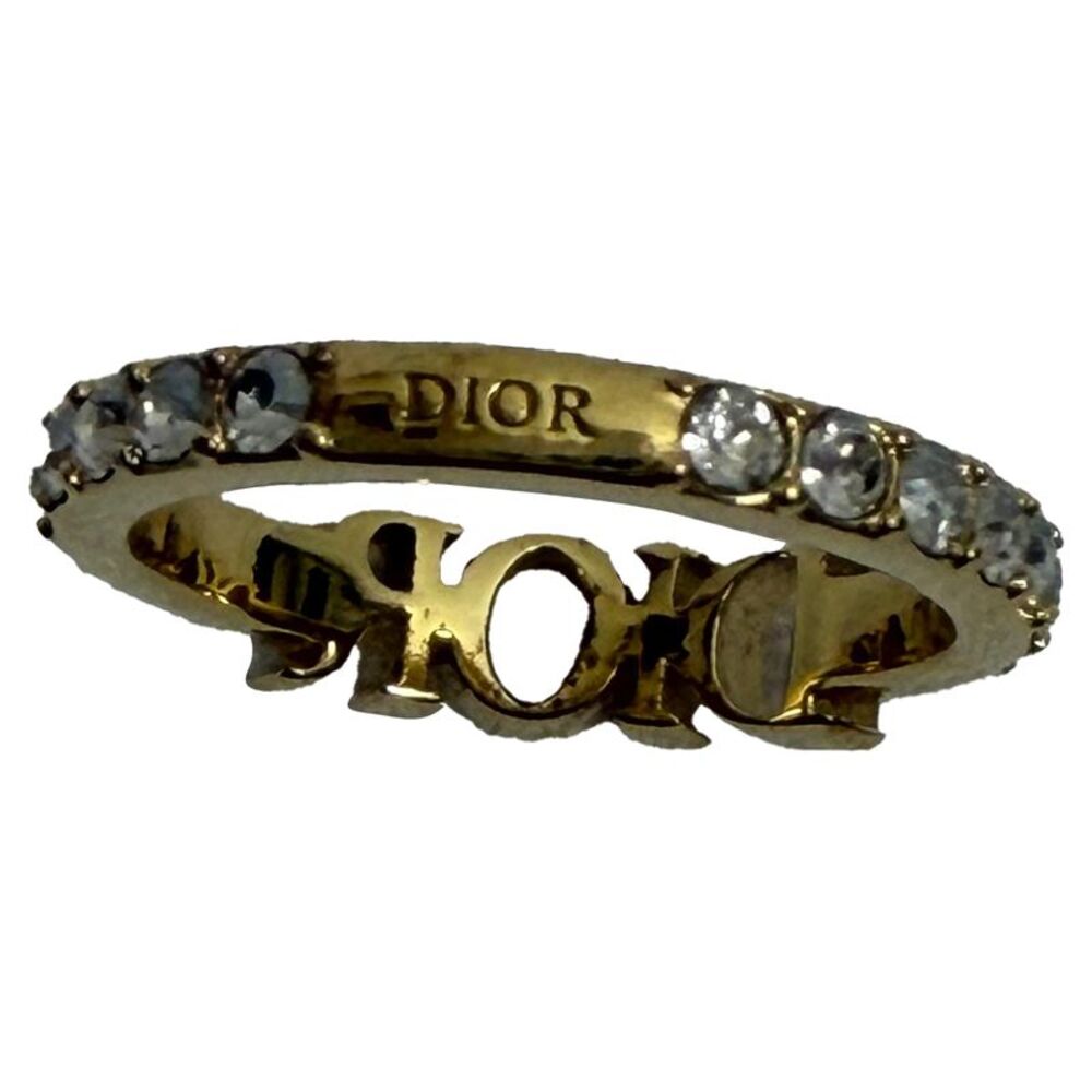 Dior Dio(r)evolution Crystals Ring in Gold Metal - Picture 5 of 6